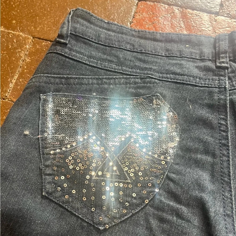 Cos embellished jeans. Flare. Size 8P - Picture 5 of 7